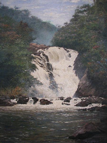 Almeida Junior Votorantim Falls oil painting image